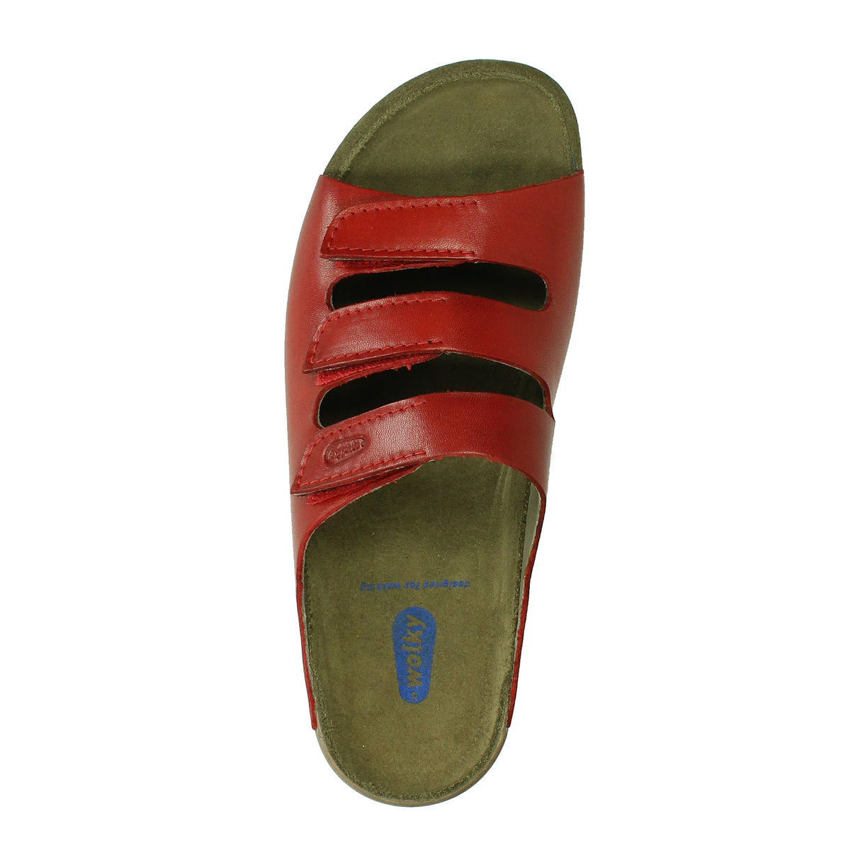 Wolky Nomad Slide Sandal (Women) - Red Sandal - Slide - The Heel Shoe Fitters