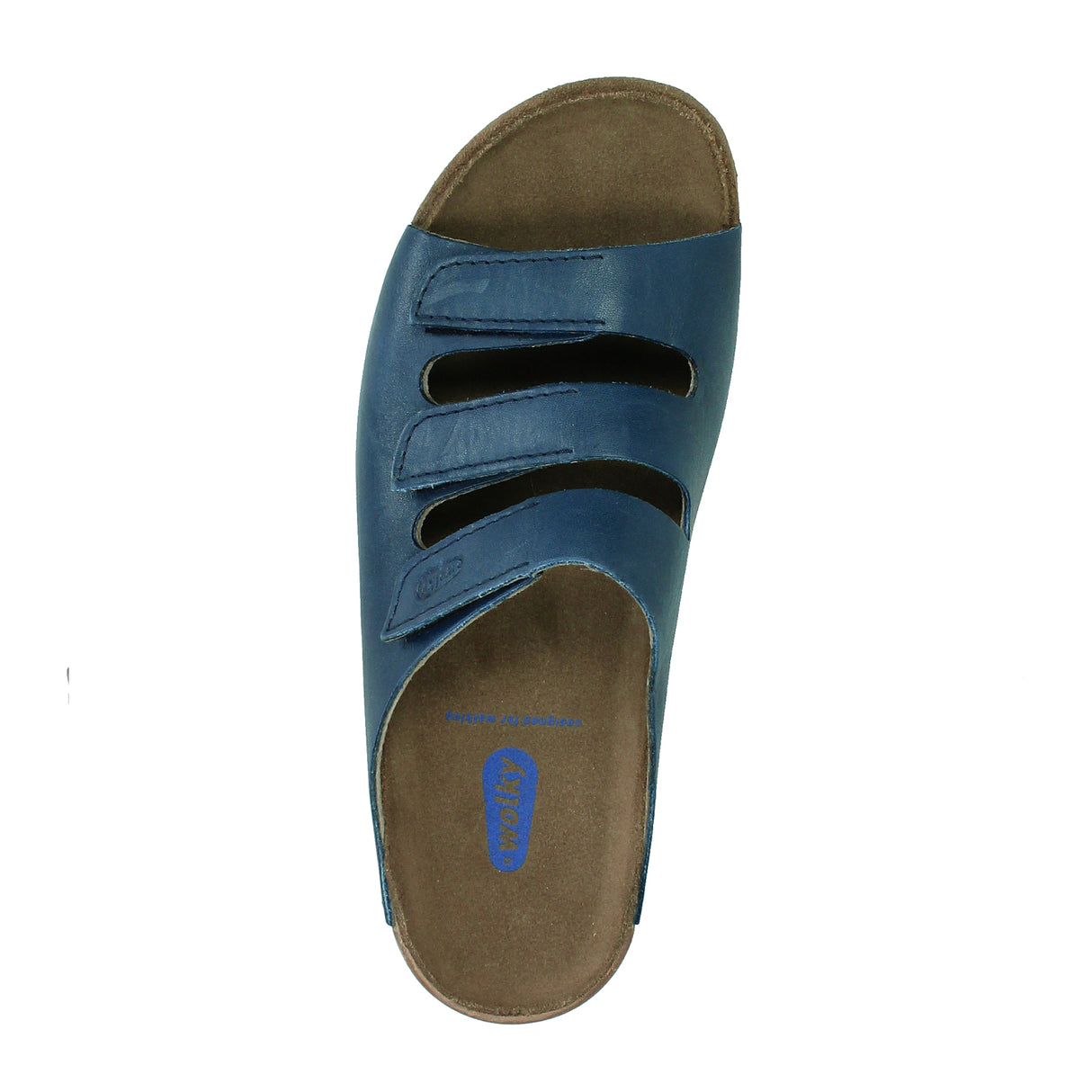 Wolky Nomad Slide Sandal (Women) - Blue Sandal - Slide - The Heel Shoe Fitters