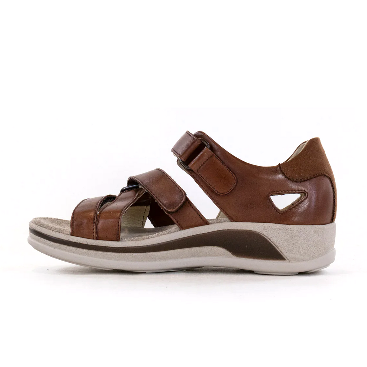 Wolky Desh Backstrap Sandal (Women) - Cognac Sandal - Backstrap - The Heel Shoe Fitters