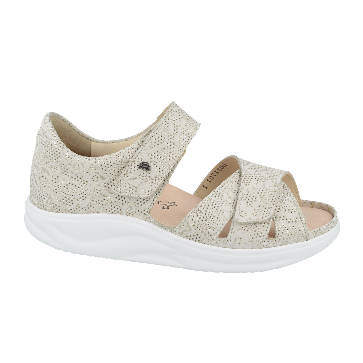 Finn Comfort Makuhari Backstrap Sandal (Women) - Champagne Garden Sandal - Backstrap - The Heel Shoe Fitters