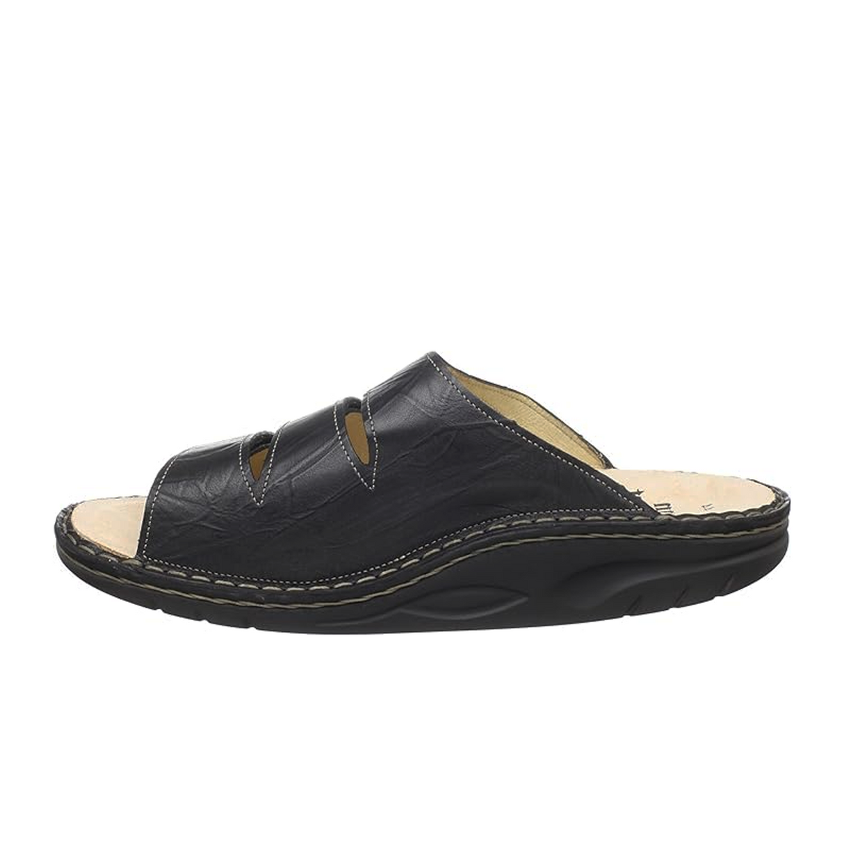 Finn Comfort Andros Slide Sandal (Unisex) - Black Sandal - Slide - The Heel Shoe Fitters