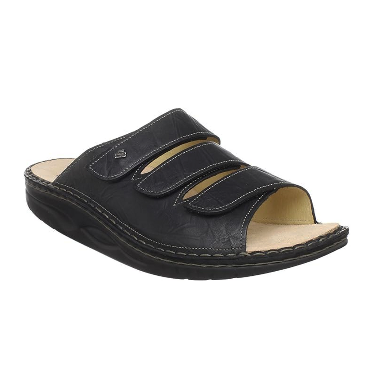 Finn Comfort Andros Slide Sandal (Unisex) - Black Sandal - Slide - The Heel Shoe Fitters