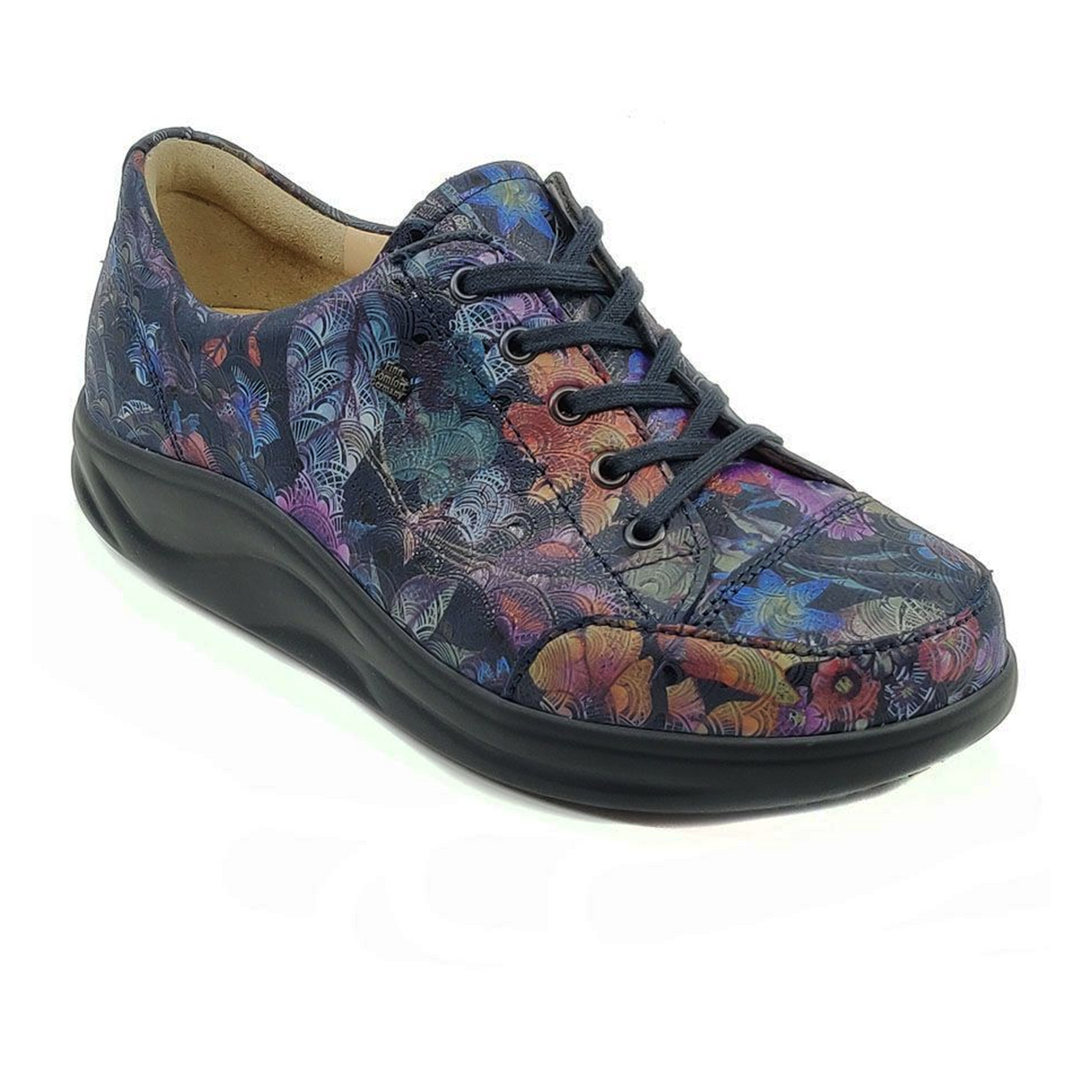 Finn Comfort Ikebukuro Sneaker (Women) - Dark Blue Irpino Athletic - Casual - Lace Up - The Heel Shoe Fitters