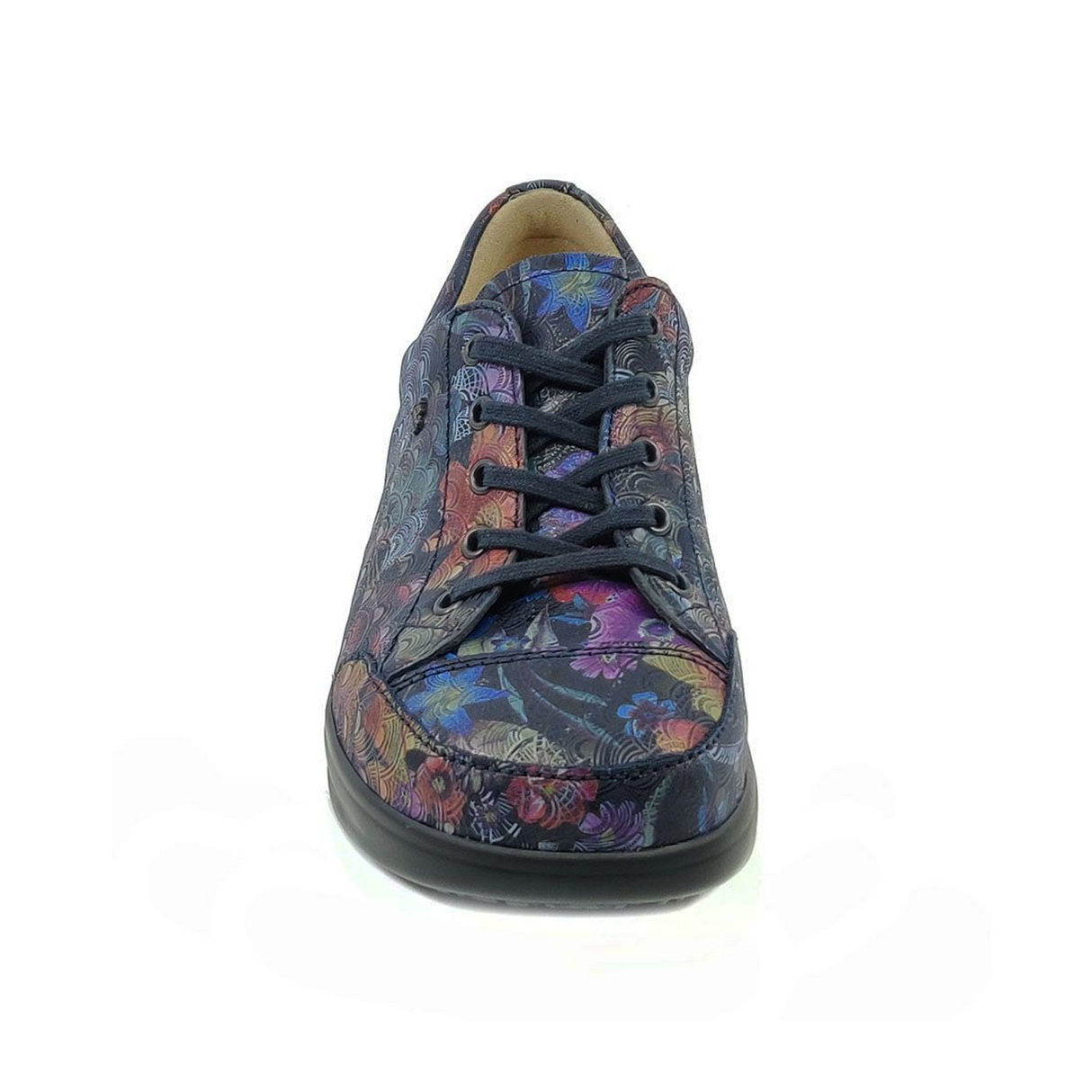 Finn Comfort Ikebukuro Sneaker (Women) - Dark Blue Irpino Athletic - Casual - Lace Up - The Heel Shoe Fitters