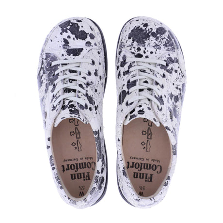 Finn Comfort Ikebukuro Lace Up (Women) - Nero/Schwarz Div/Nur Dress-Casual - Lace Ups - The Heel Shoe Fitters