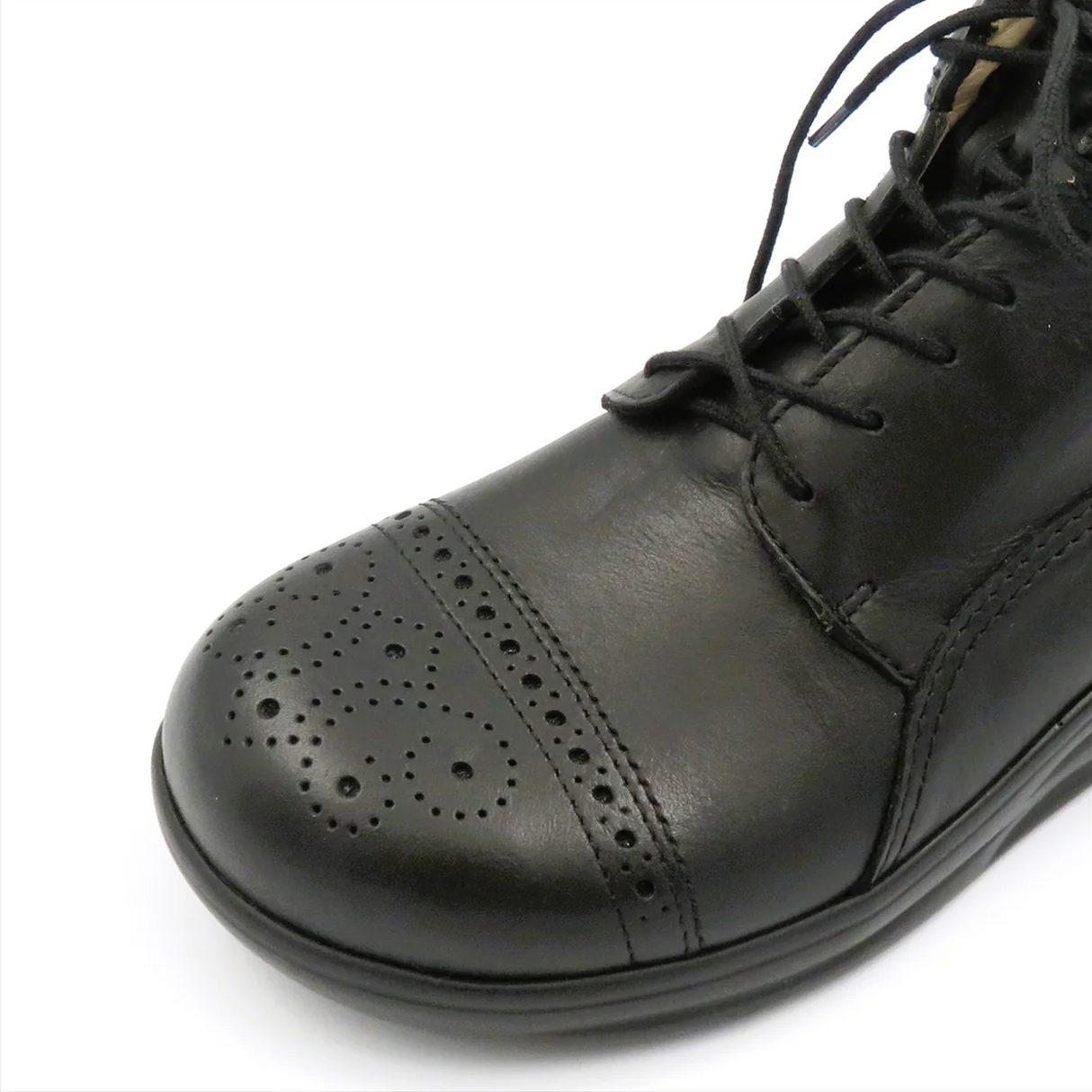 Finn Comfort Tsukubasan Boot (Women) - Black Nappa Boots - Casual - Low - The Heel Shoe Fitters