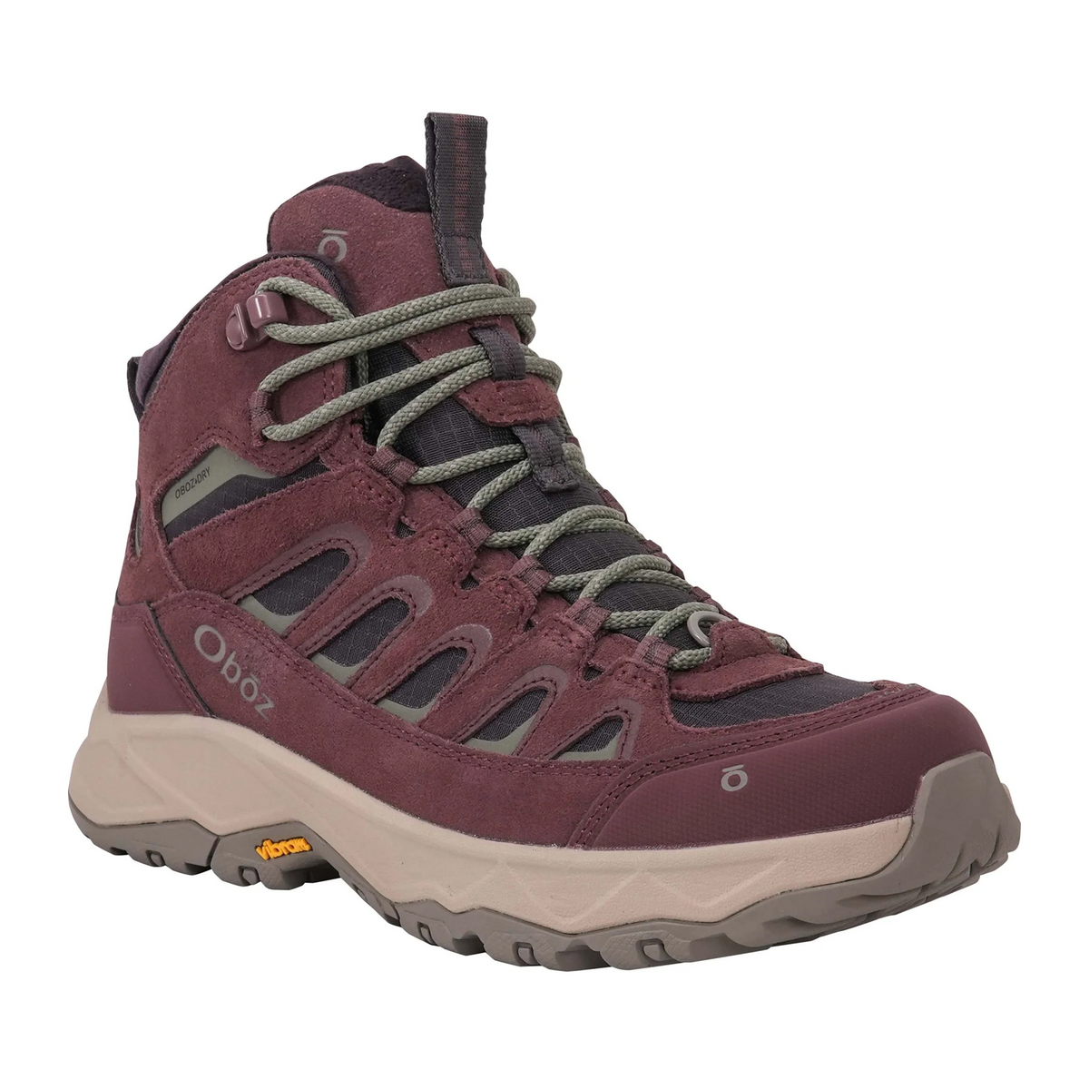 Oboz Sawtooth Ascent Mid Insulated Waterproof Boot (Women) - Berry