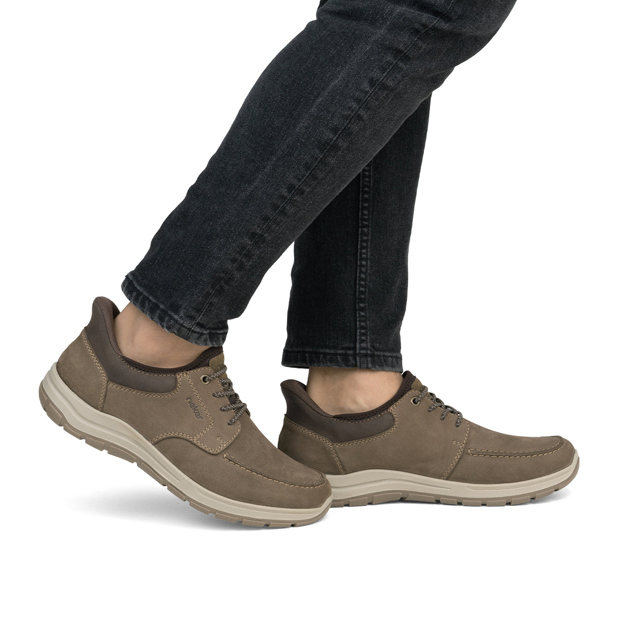 Rieker Todd 03656 Lace Up (Men) - Esche/Braun/Bison Athletic - Casual - Lace Up - The Heel Shoe Fitters