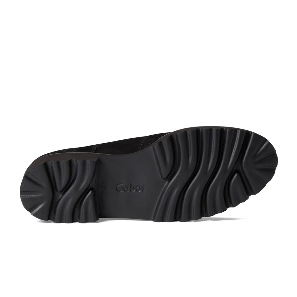 Gabor 244 Oxford (Women) - Black Suede Dress-Casual - Oxford - The Heel Shoe Fitters