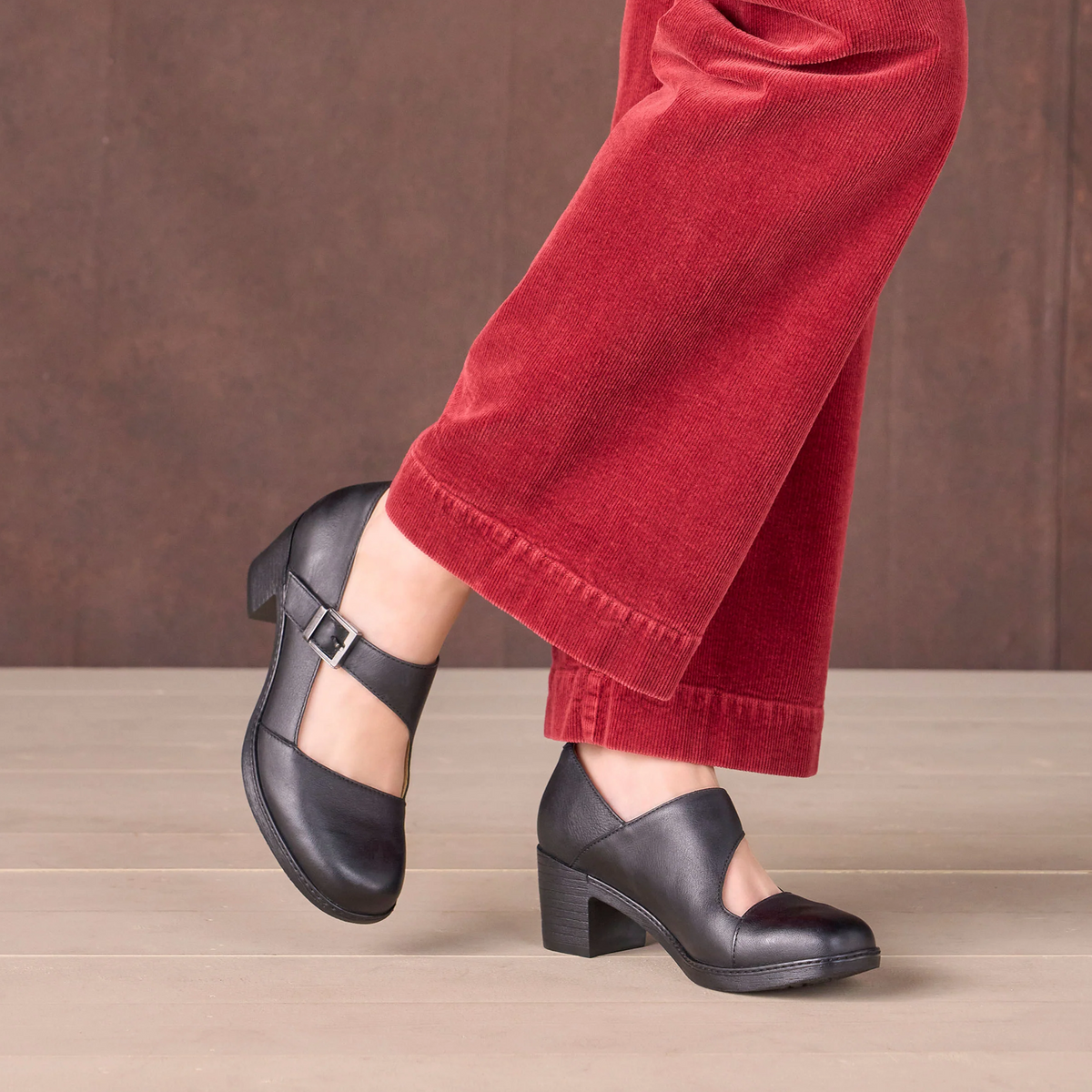 Dansko Marigold Mary Jane Heel (Women) - Black