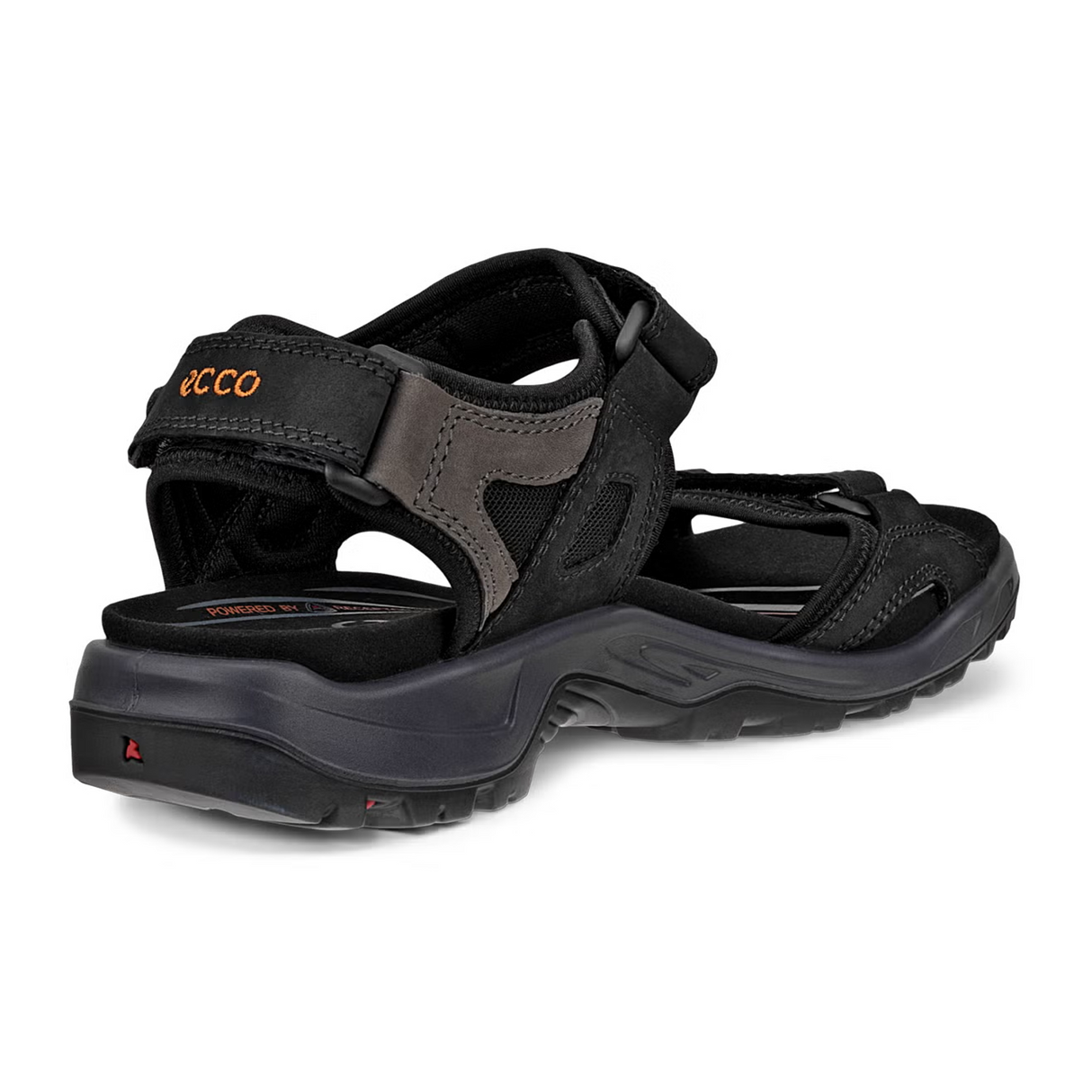ECCO Yucatan Active Sandal (Men) - Black/Mole/Black Sandal - Active - The Heel Shoe Fitters