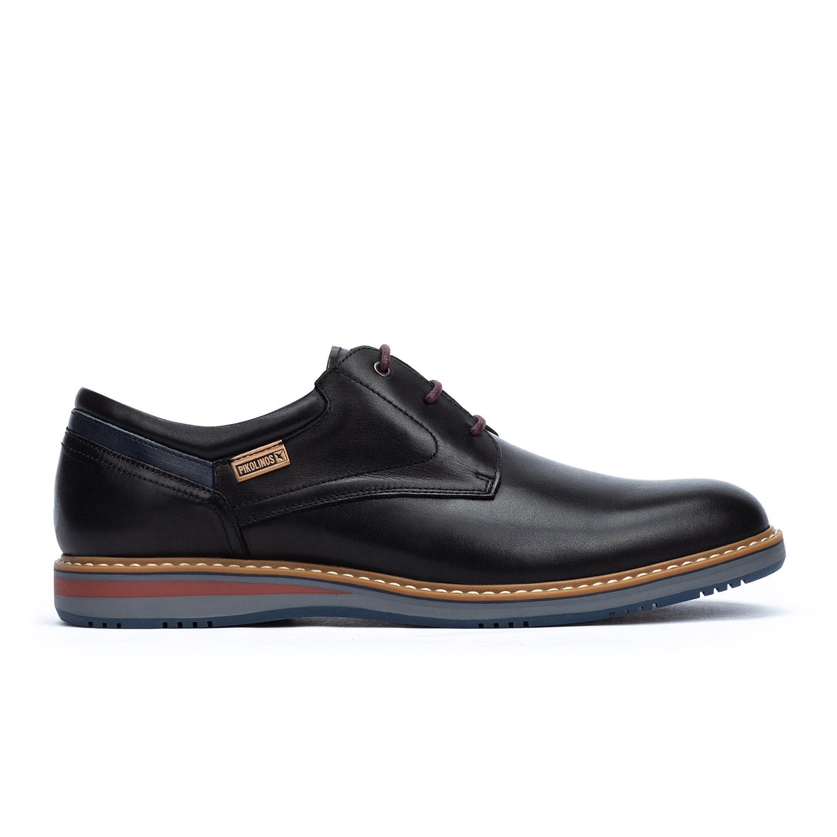 Pikolinos Avila M1T-4050 Oxford (Men) - Black Leather Dress-Casual - Oxford - The Heel Shoe Fitters