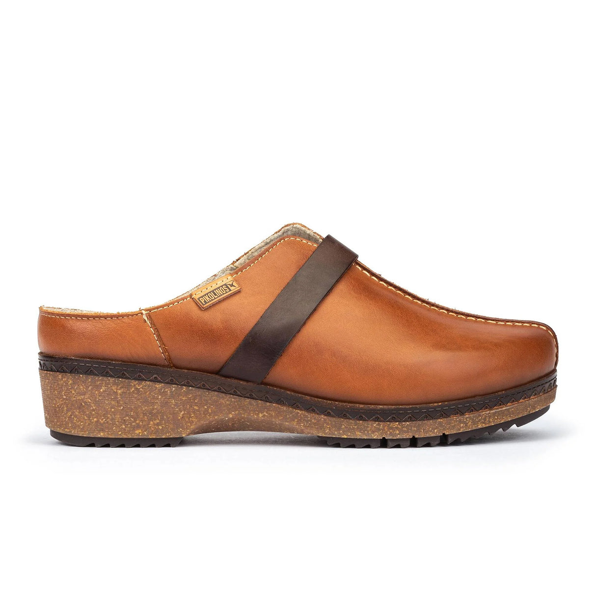 Pikolinos Granada W0W-3590C1 Clog (Women) - Brandy Leather Dress-Casual - Clogs & Mules - The Heel Shoe Fitters