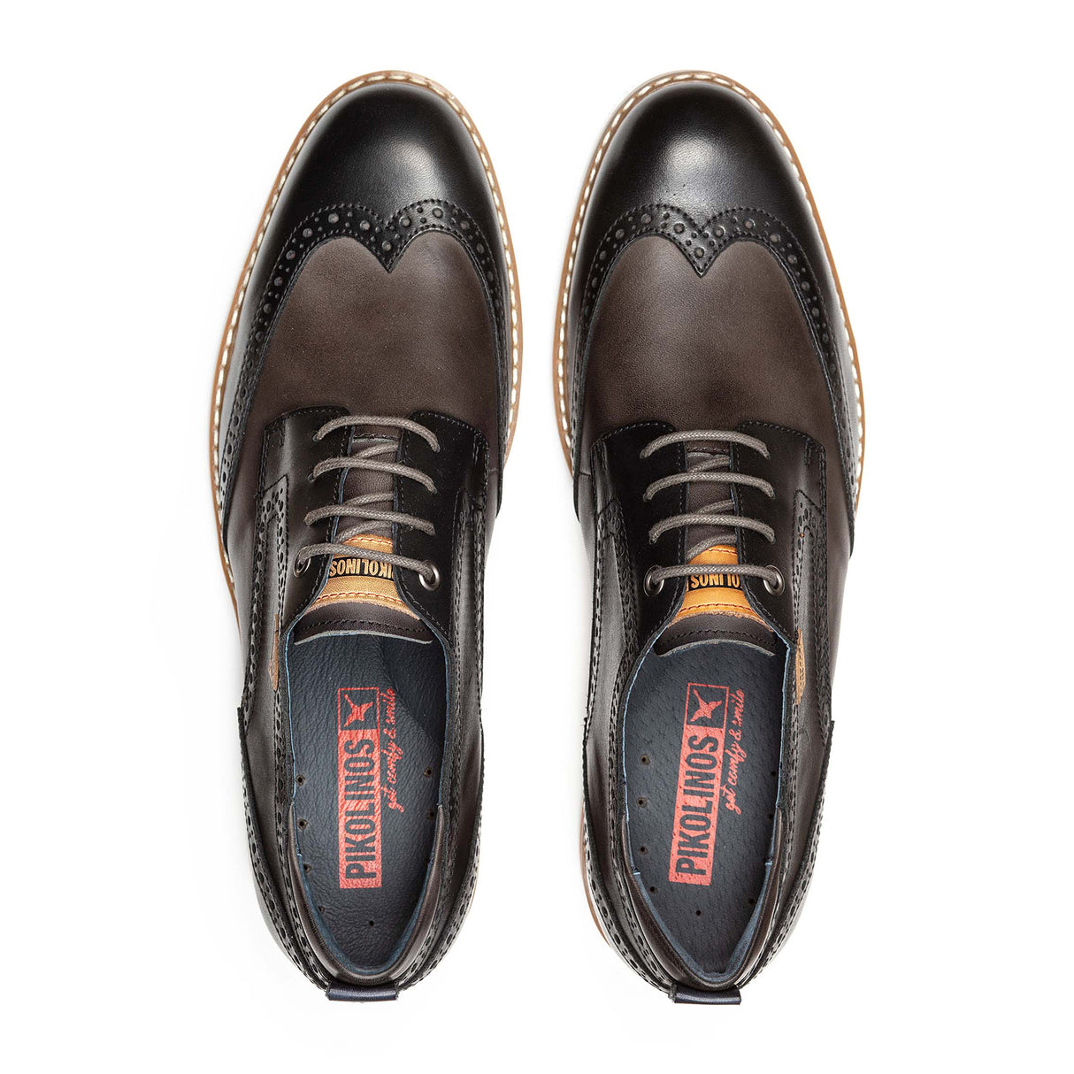 Pikolinos Avila M1T-4191C2 Oxford (Men) - Black Dress-Casual - Oxford - The Heel Shoe Fitters