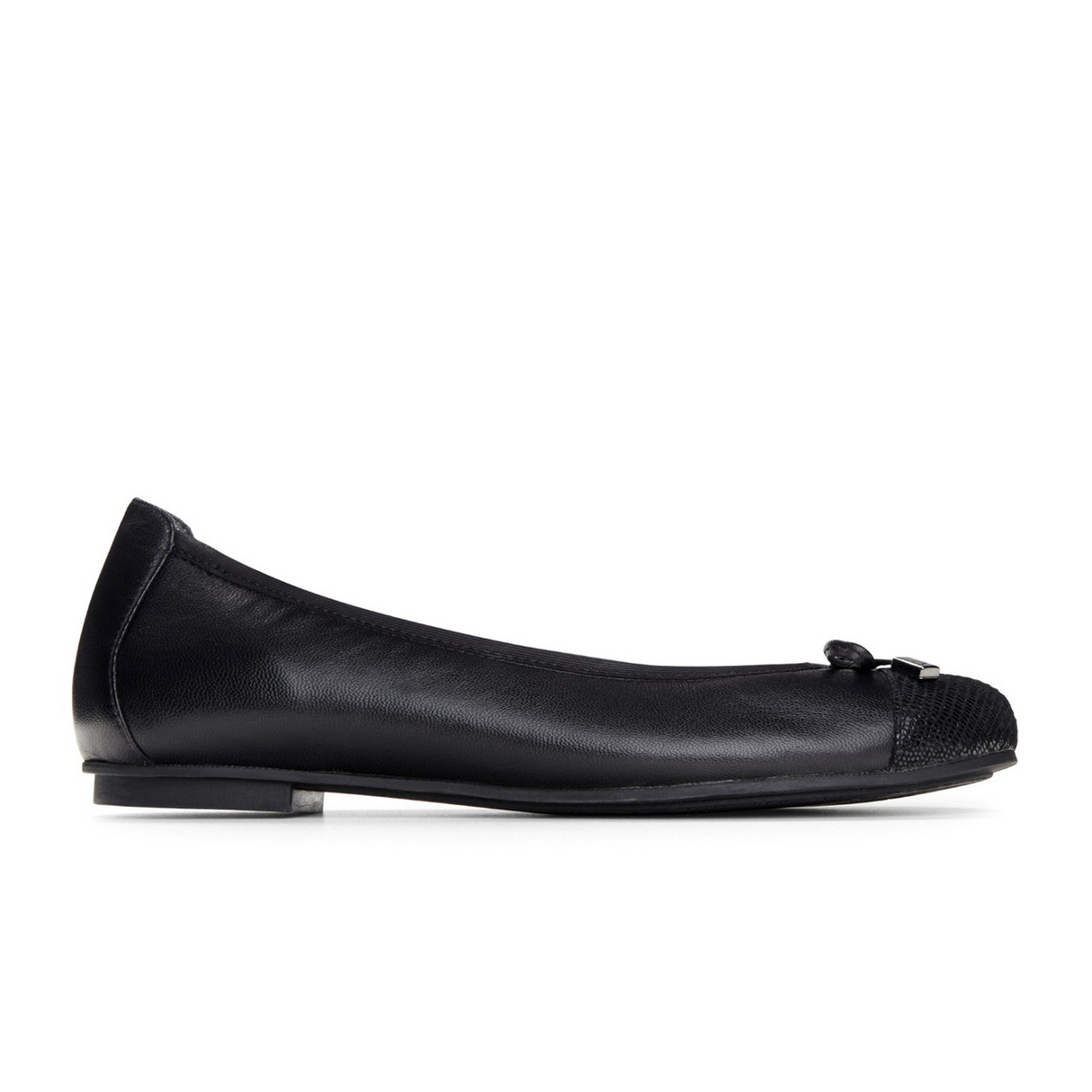 Vionic Minna Ballet Flat (Women) - Black Dress-Casual - Flat - The Heel Shoe Fitters