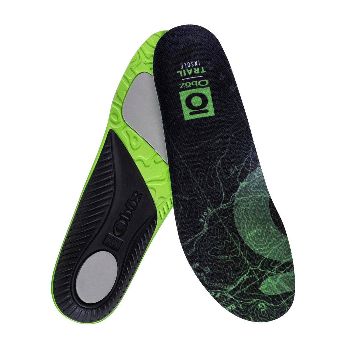 Oboz Trail Insole (Unisex) - Green Accessories - Orthotics - Full Length - The Heel Shoe Fitters