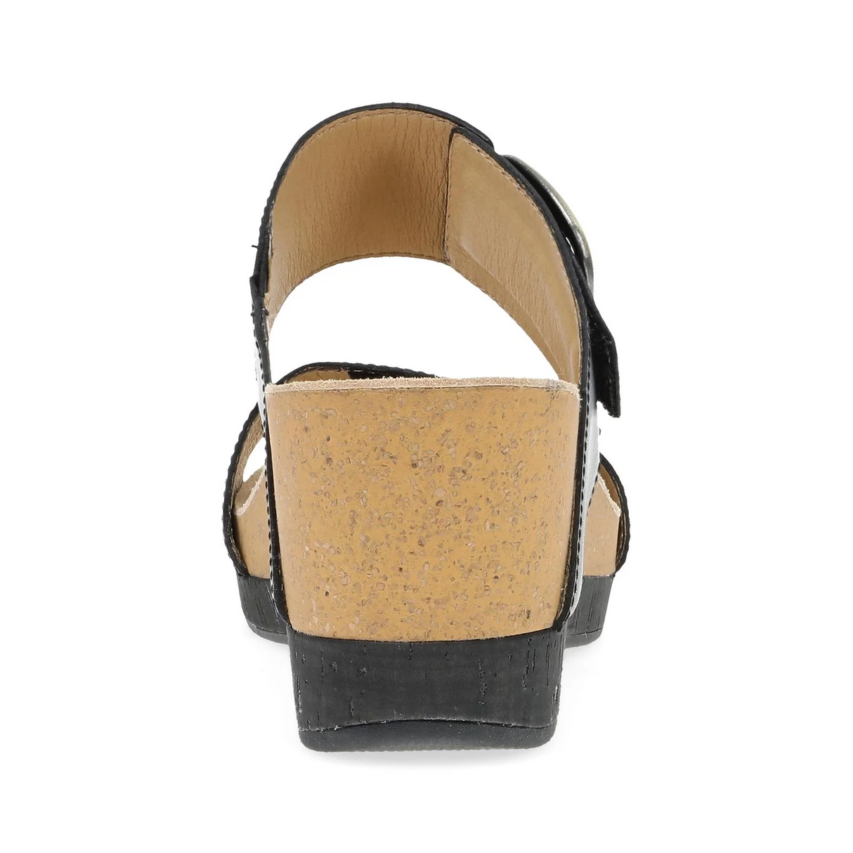 Dansko Shannon Wedge Sandal (Women) - Black Sandal - Heel/Wedge - The Heel Shoe Fitters