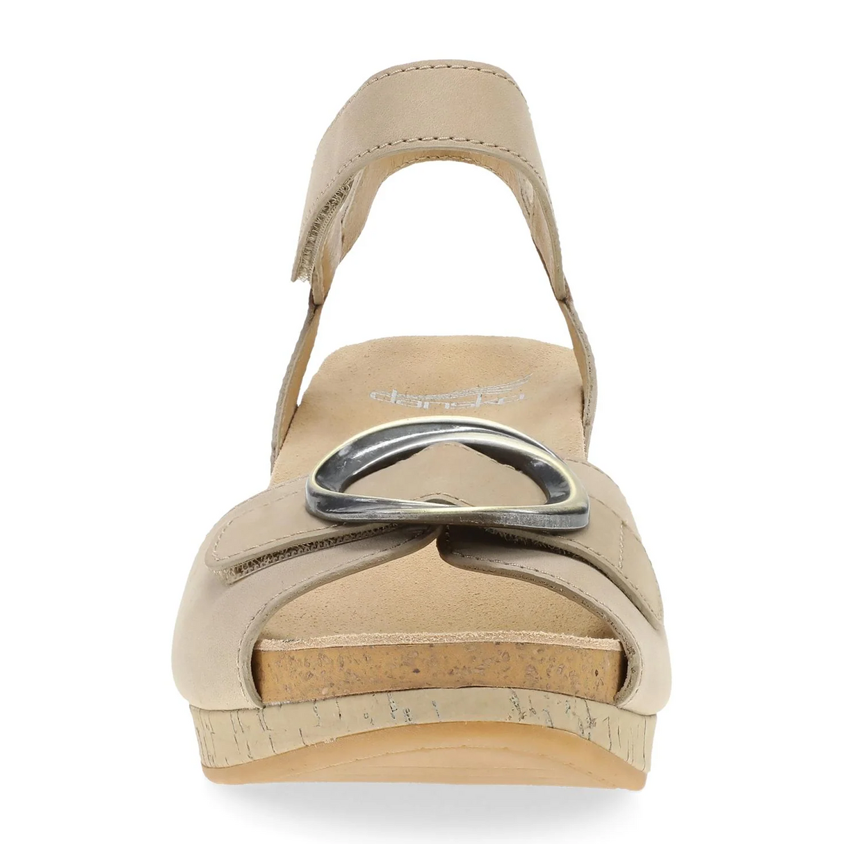 Dansko Stella Wedge Sandal (Women) - Sand Milled Nubuck Sandal - Heel/Wedge - The Heel Shoe Fitters