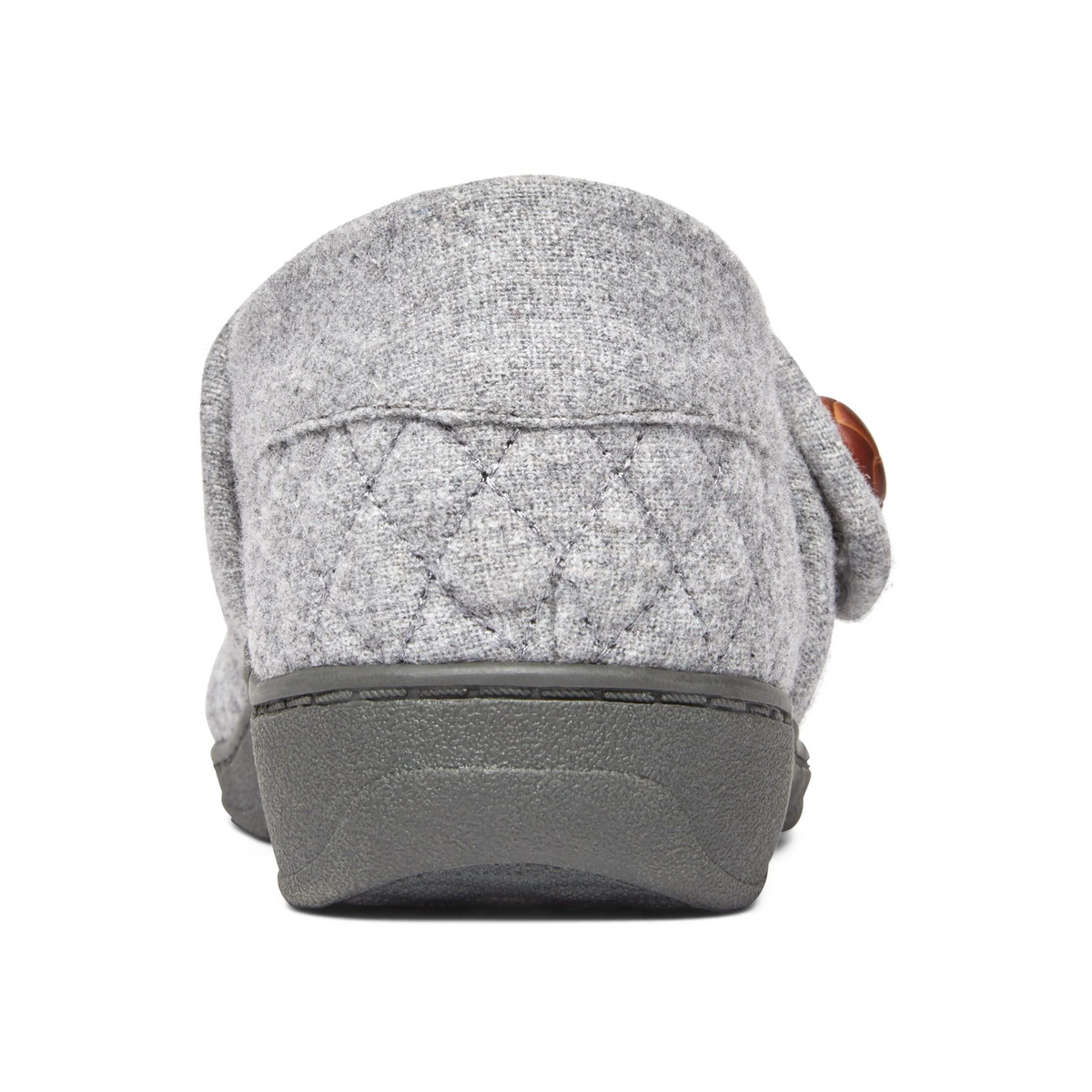 Vionic Jackie Flannel Slipper (Women) - Light Grey Dress-Casual - Slipper - The Heel Shoe Fitters