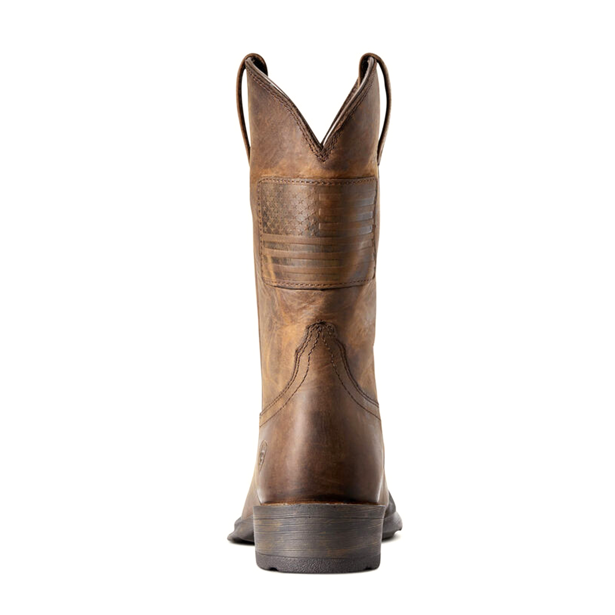 Ariat Rambler Patriot Western Boot (Men) - Distressed Brown Boots - Fashion - High - The Heel Shoe Fitters