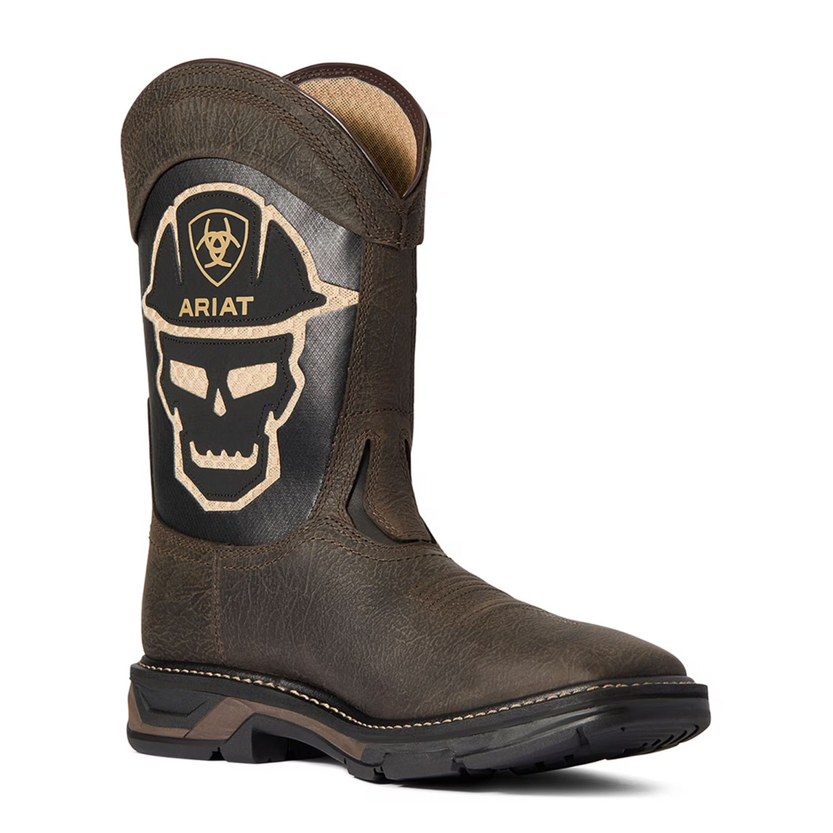 Ariat Workhog XT 6" VentTEK Bold Soft Toe Work Boot (Men) - Iron Coffee/Roughneck Boots - Work - 6 Inch - The Heel Shoe Fitters