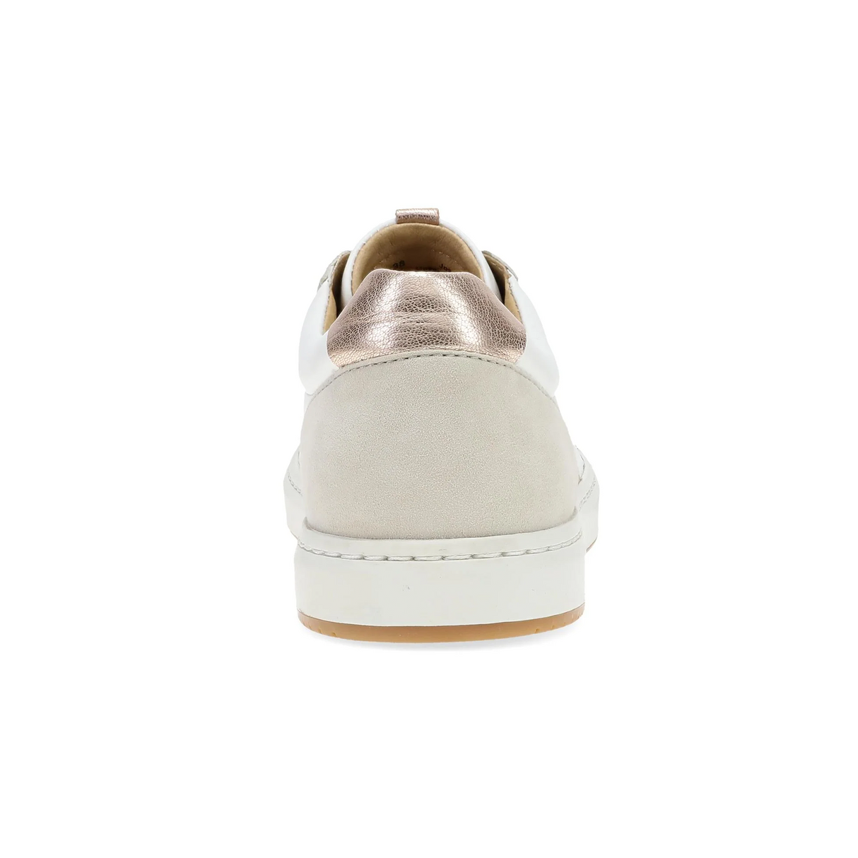 Dansko Josey Sneaker (Women) - White Nappa/Rose Gold Athletic - Casual - Lace Up - The Heel Shoe Fitters
