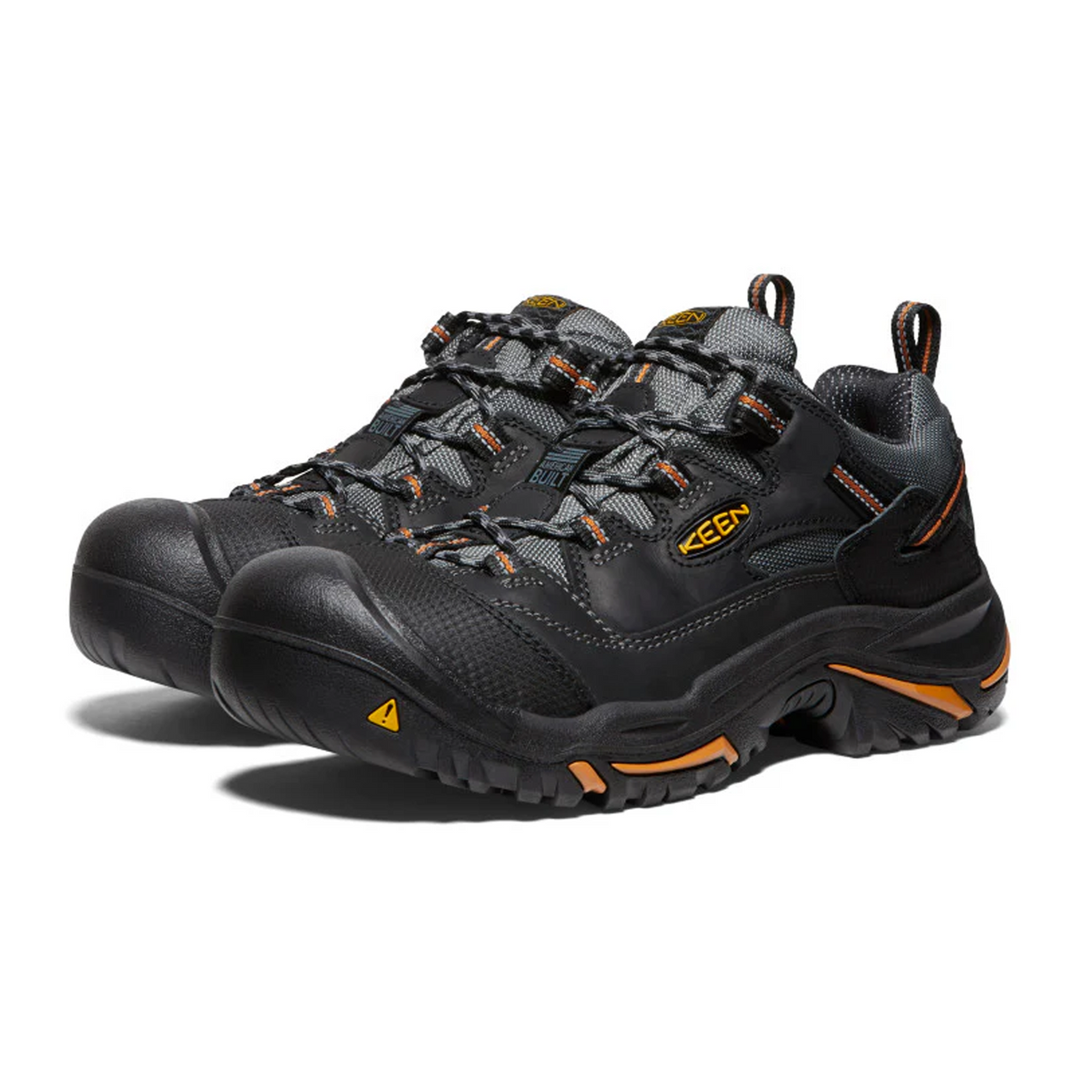 Keen Utility Braddock Low Steel Toe Work Shoe (Men) - Black/Bossa Nova Boots - Work - Low - Steel Toe - The Heel Shoe Fitters