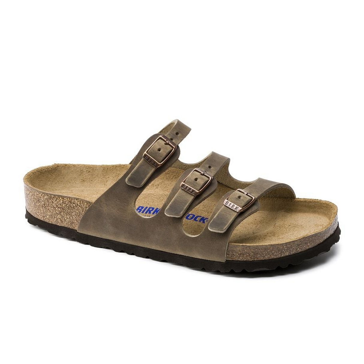 Birkenstock Florida Soft Footbed Slide Sandal (Women) - Tobacco Oiled Leather Sandal - Slide - The Heel Shoe Fitters