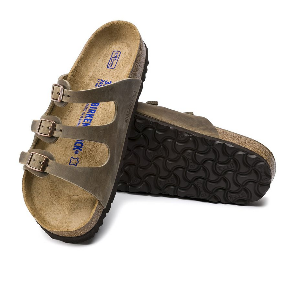 Birkenstock Florida Soft Footbed Slide Sandal (Women) - Tobacco Oiled Leather Sandal - Slide - The Heel Shoe Fitters