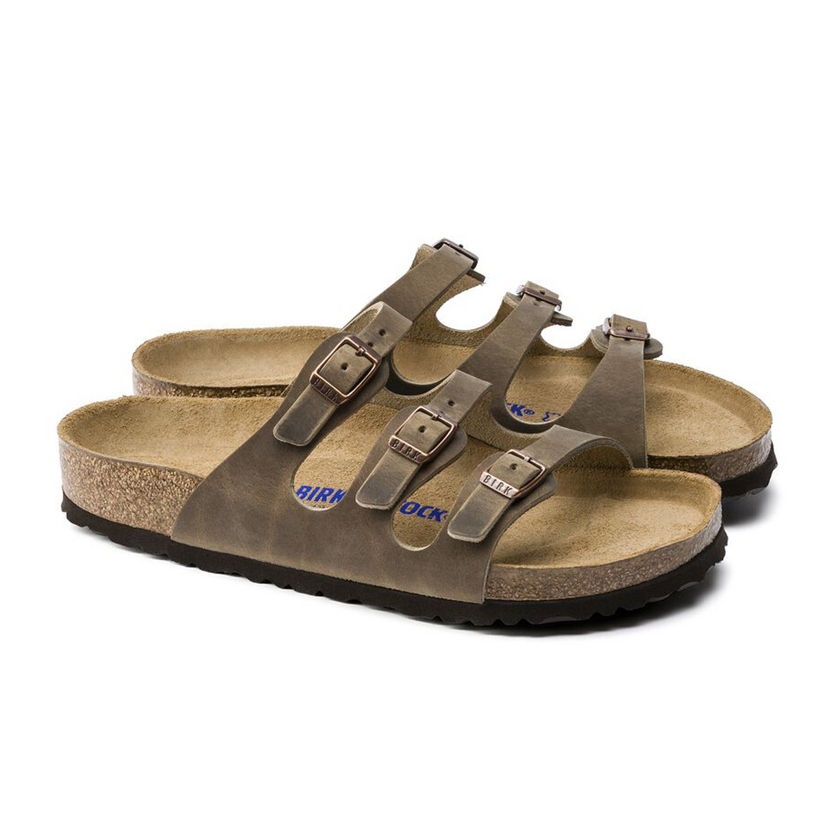 Birkenstock Florida Soft Footbed Slide Sandal (Women) - Tobacco Oiled Leather Sandal - Slide - The Heel Shoe Fitters