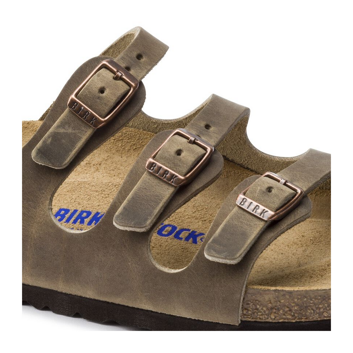 Birkenstock Florida Soft Footbed Slide Sandal (Women) - Tobacco Oiled Leather Sandal - Slide - The Heel Shoe Fitters