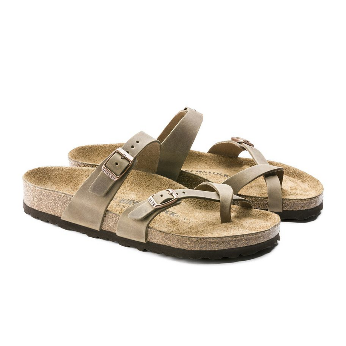 Birkenstock Mayari Sandal (Women) - Tobacco Oiled Leather Sandal - Thong - The Heel Shoe Fitters