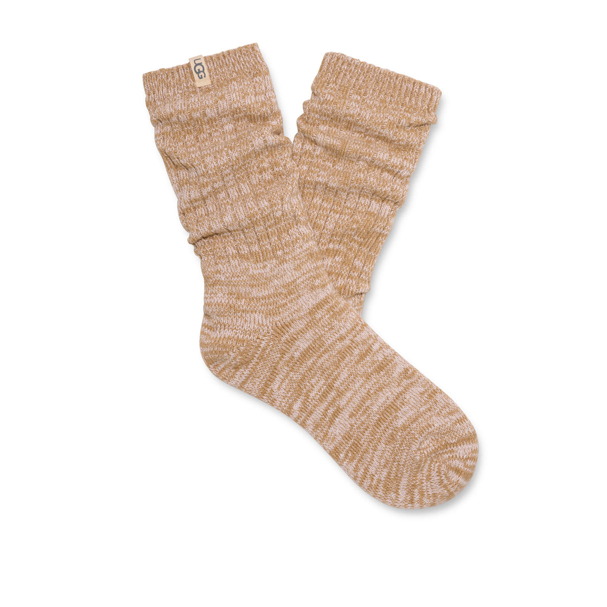 UGG® Rib Knit Slouchy Crew Sock (Women) - Sand Accessories - Socks - Lifestyle - The Heel Shoe Fitters