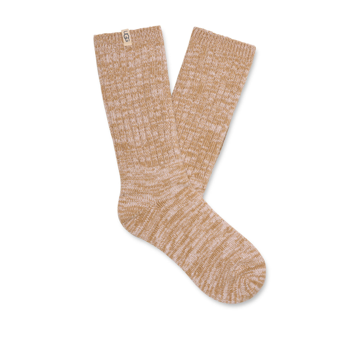 UGG® Rib Knit Slouchy Crew Sock (Women) - Sand Accessories - Socks - Lifestyle - The Heel Shoe Fitters