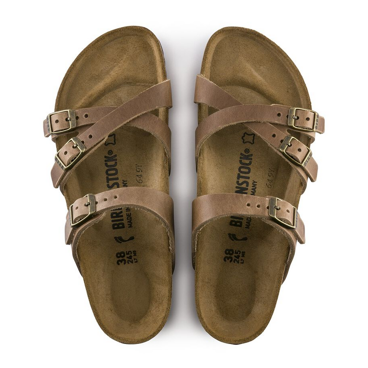 Birkenstock Franca Slide Sandal (Women) - Tobacco Oiled Leather Sandal - Slide - The Heel Shoe Fitters