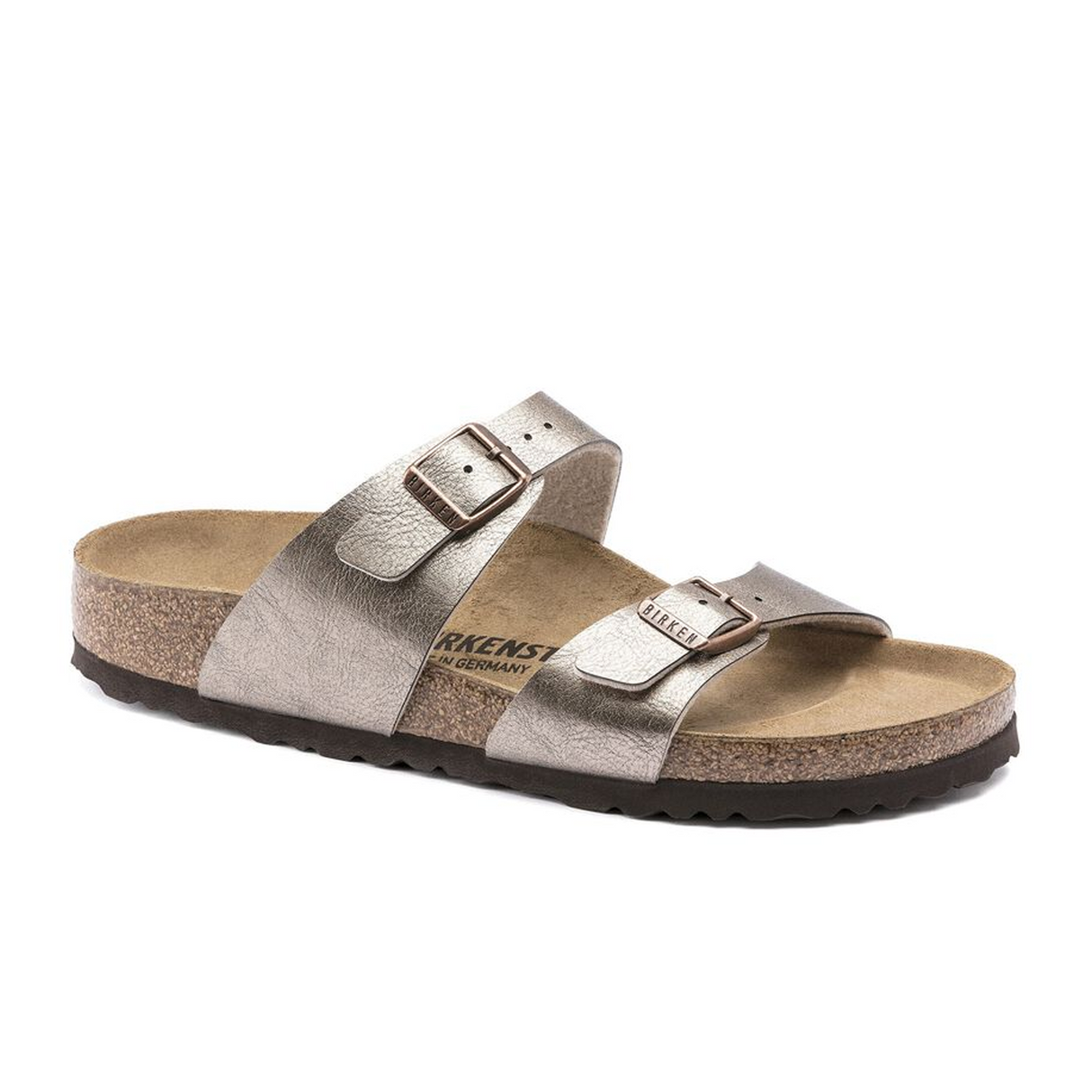 Birkenstock Sydney Slide Sandal (Women) - Graceful Taupe Birko-Flor Sandal - Slide - The Heel Shoe Fitters
