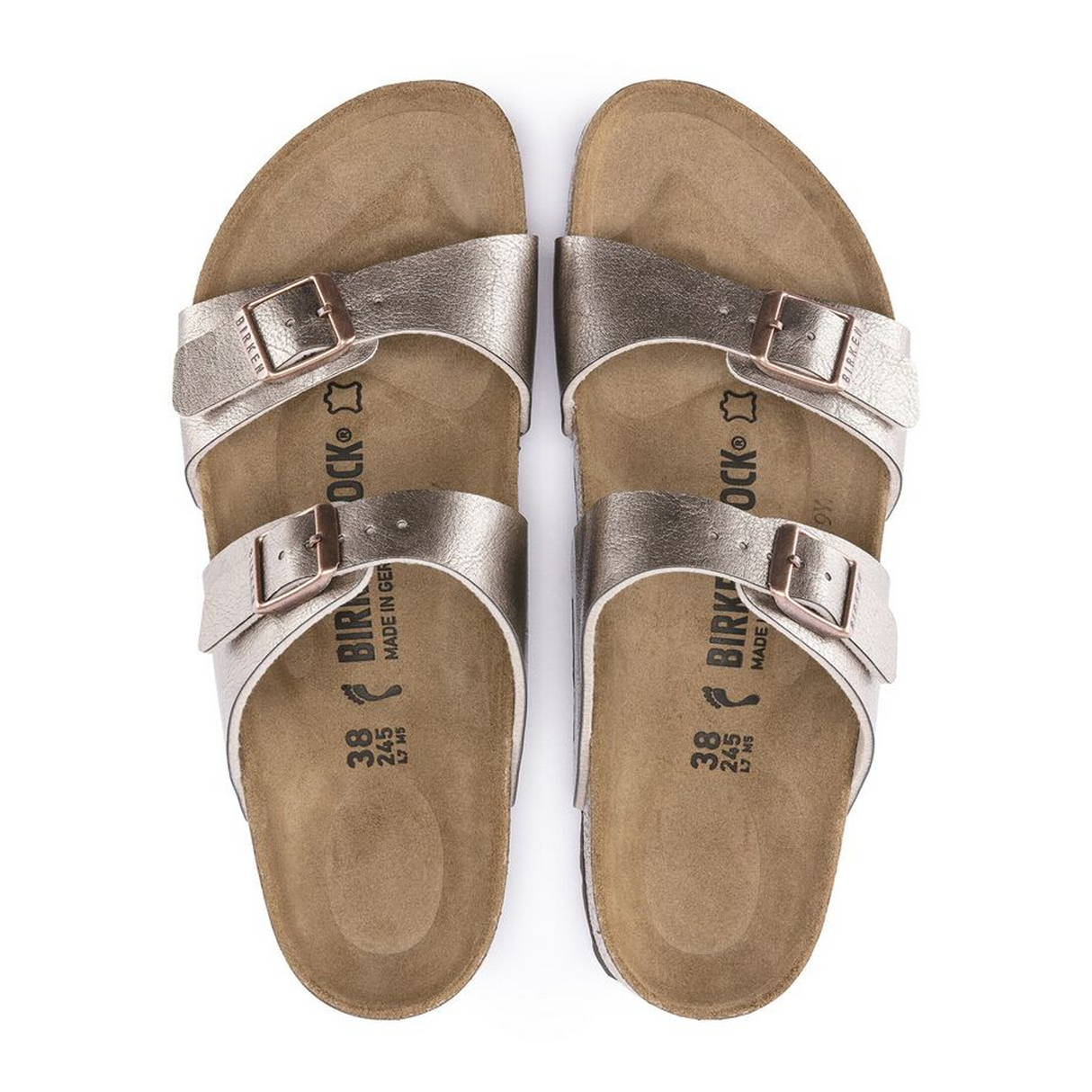 Birkenstock Sydney Slide Sandal (Women) - Graceful Taupe Birko-Flor Sandal - Slide - The Heel Shoe Fitters