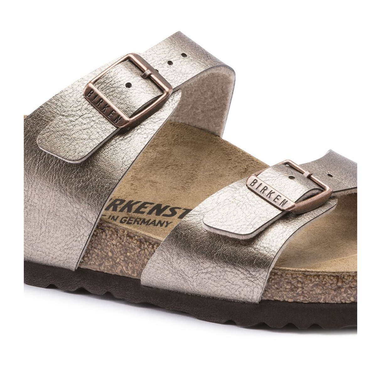Birkenstock Sydney Slide Sandal (Women) - Graceful Taupe Birko-Flor Sandal - Slide - The Heel Shoe Fitters