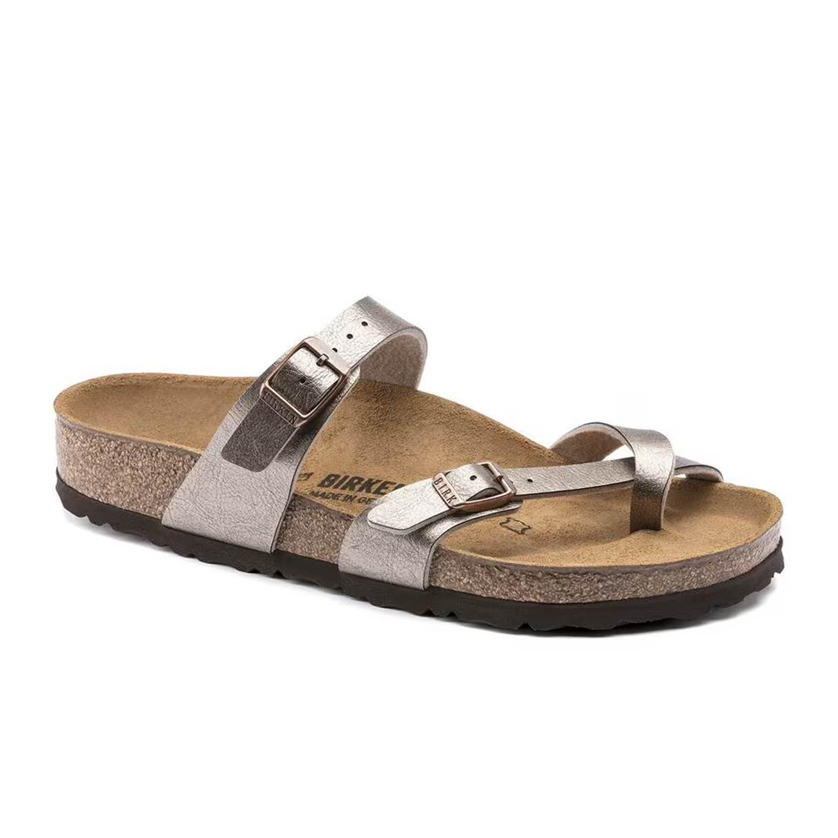 Birkenstock Mayari Sandal (Women) - Graceful Taupe Birko-Flor Sandal - Thong - The Heel Shoe Fitters