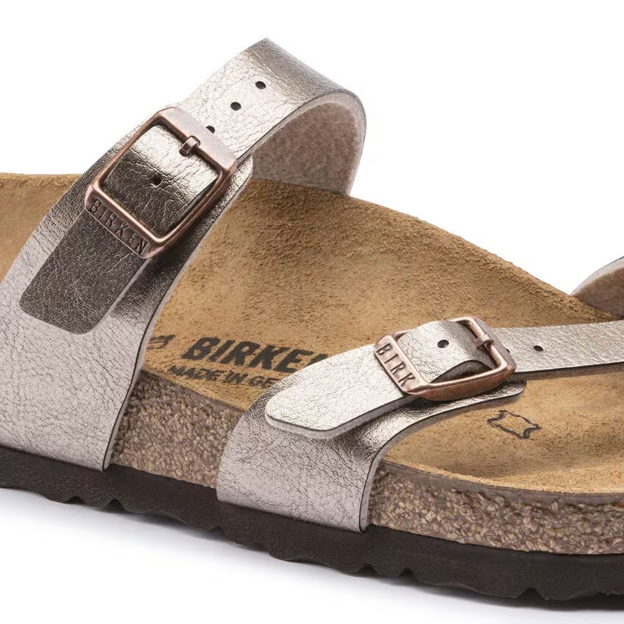 Birkenstock Mayari Sandal (Women) - Graceful Taupe Birko-Flor Sandal - Thong - The Heel Shoe Fitters
