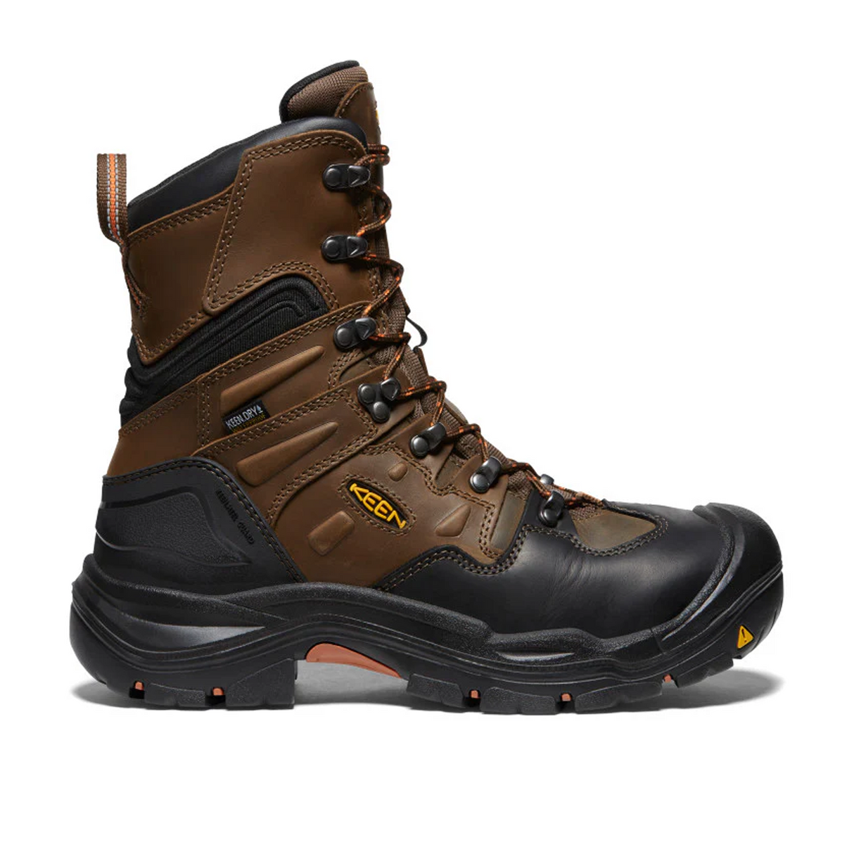 Keen Utility Coburg 8" Steel Toe Work Boot (Men) - Cascade Brown/Brindle Boots - Work - 8" - Steel Toe - The Heel Shoe Fitters