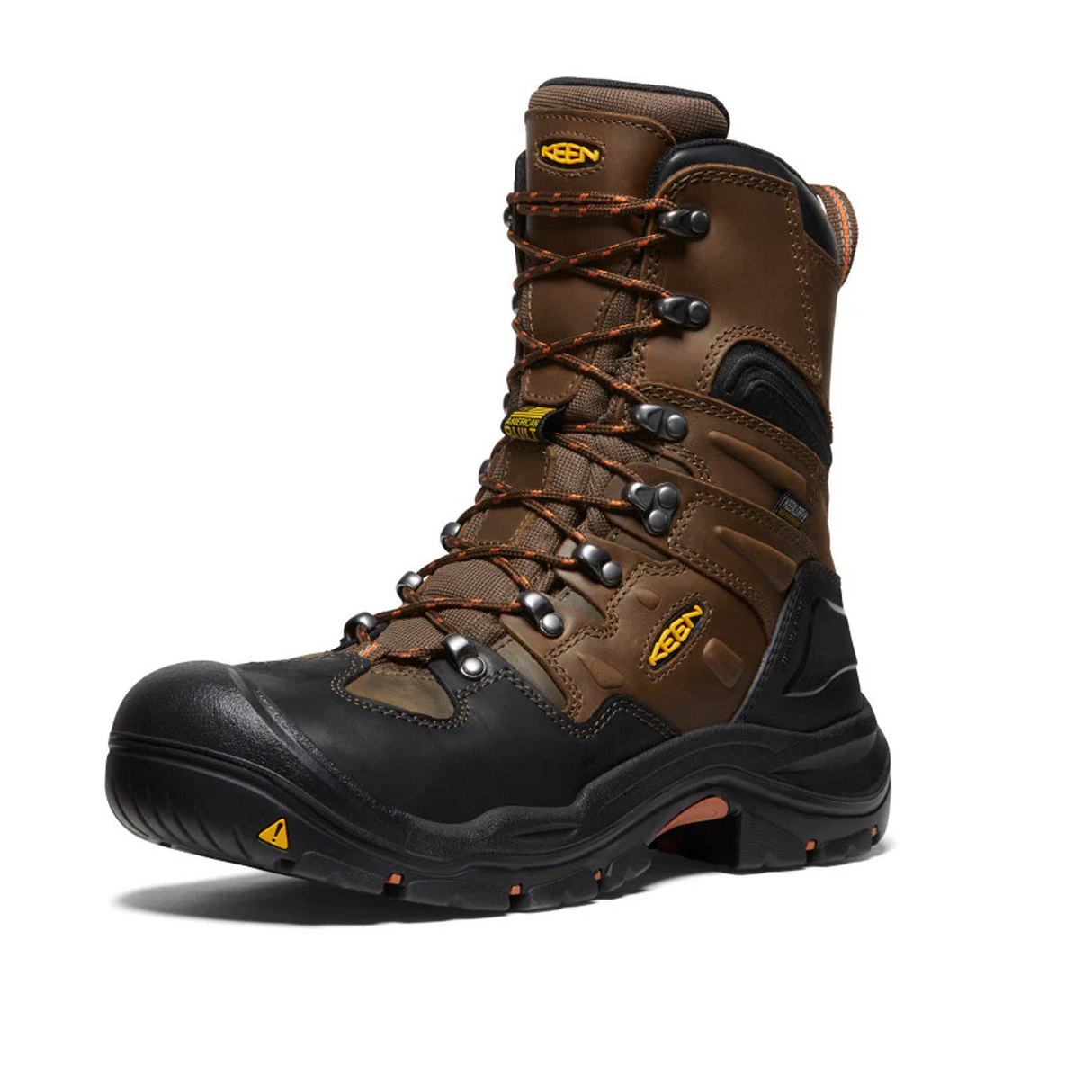 Keen Utility Coburg 8" Steel Toe Work Boot (Men) - Cascade Brown/Brindle Boots - Work - 8" - Steel Toe - The Heel Shoe Fitters