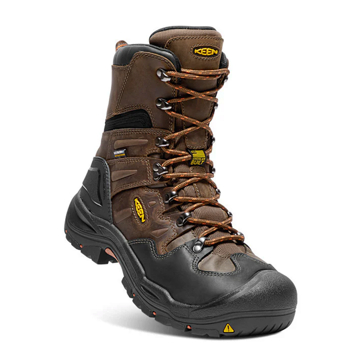 Keen Utility Coburg 8" Steel Toe Work Boot (Men) - Cascade Brown/Brindle Boots - Work - 8" - Steel Toe - The Heel Shoe Fitters