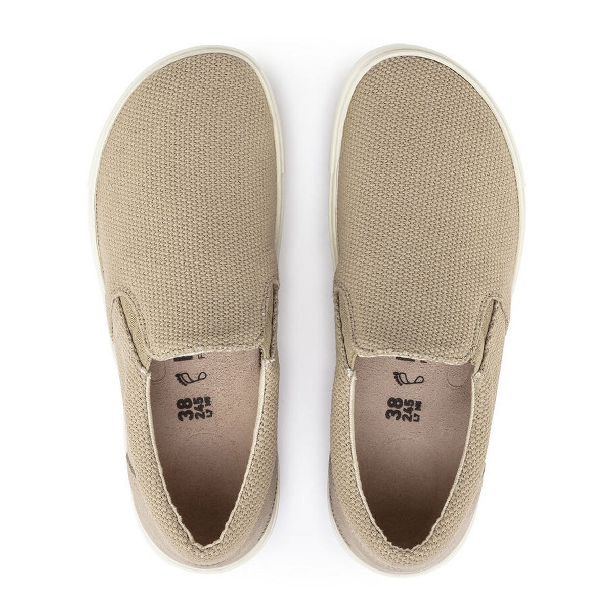 Birkenstock Oswego Slip On Sneaker (Men) - Sandcastle Canvas Dress-Casual - Slip On - The Heel Shoe Fitters