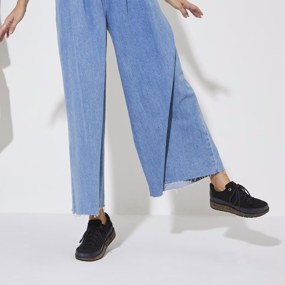 Birkenstock Honnef Low Narrow Lace Up (Women) - Black Suede Dress-Casual - Lace Ups - The Heel Shoe Fitters