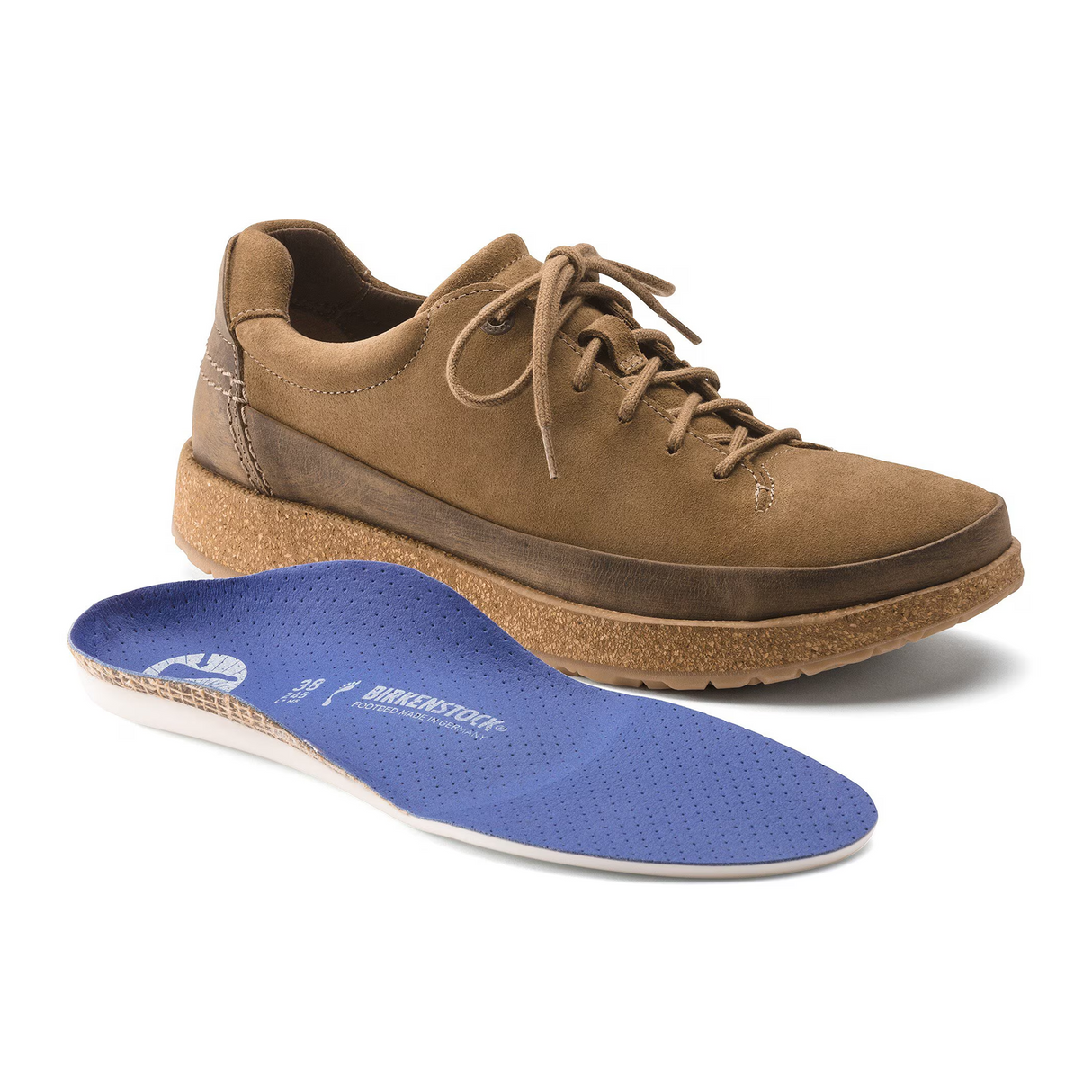 Birkenstock Honnef Low Lace Up (Unisex) - Tea Suede Athletic - Casual - Lace Up - The Heel Shoe Fitters