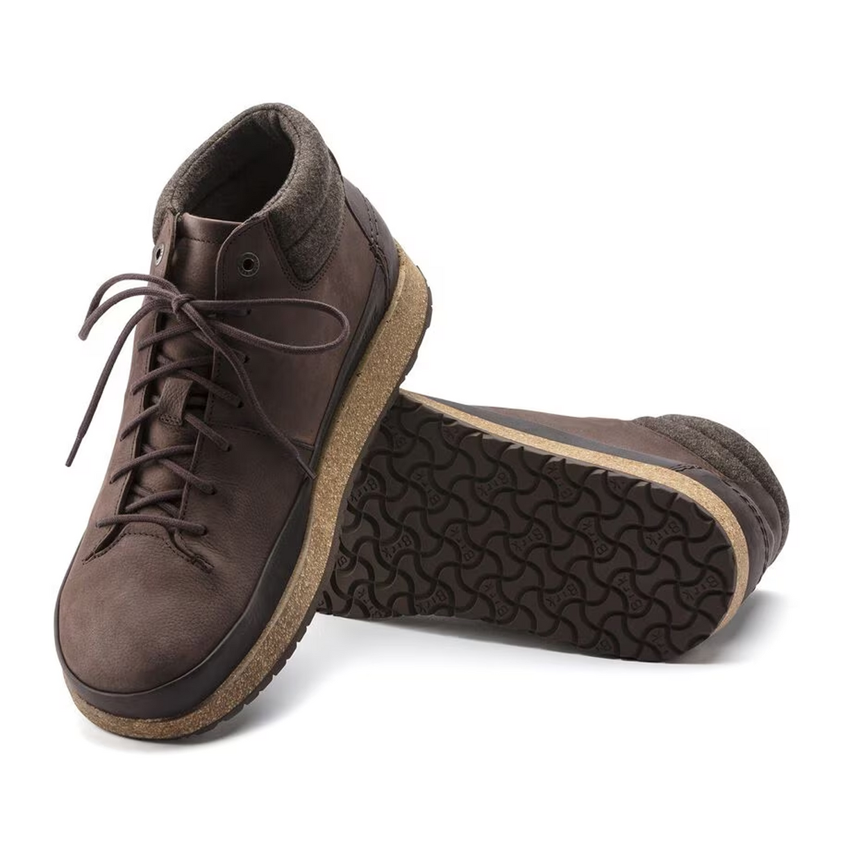 Birkenstock Honnef High Narrow Lace Up Ankle Boot (Women) - Roast Oiled Leather Dress-Casual - Lace Ups - The Heel Shoe Fitters
