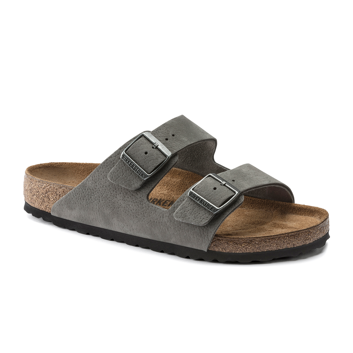 Birkenstock Arizona Nubuck Slide Sandal (Men) Sandal - Slide - The Heel Shoe Fitters