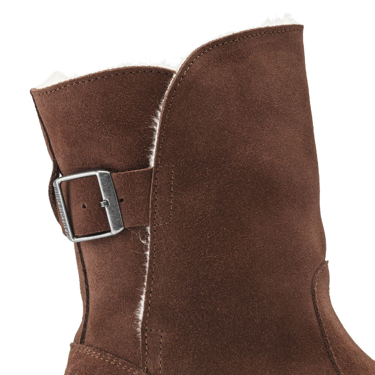 Birkenstock Uppsala Boot (Women) - Espresso Suede/Natural Shearling Boots - Fashion - Mid Boot - The Heel Shoe Fitters