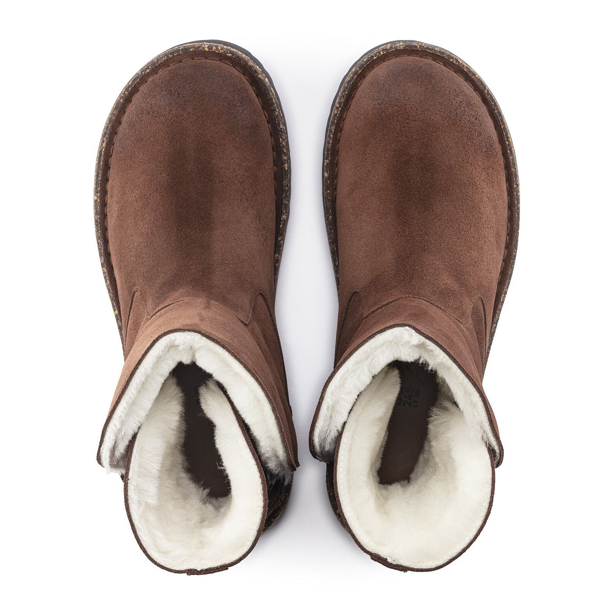 Birkenstock Uppsala Boot (Women) - Espresso Suede/Natural Shearling Boots - Fashion - Mid Boot - The Heel Shoe Fitters